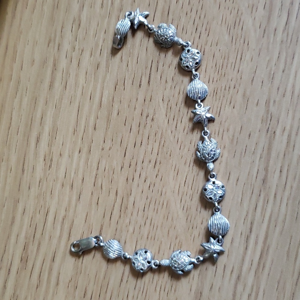 White gold bay the sea bracelet
